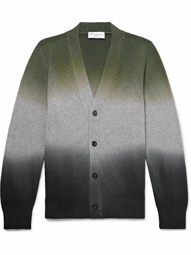 Photo: Officine Générale - Miles Tie-Dyed Wool and Cashmere-Blend Cardigan - Multi