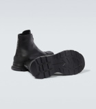 Alexander McQueen Tread Slick leather ankle boots