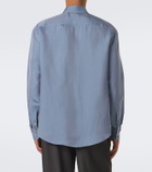 Giorgio Armani Chevron silk jacquard shirt
