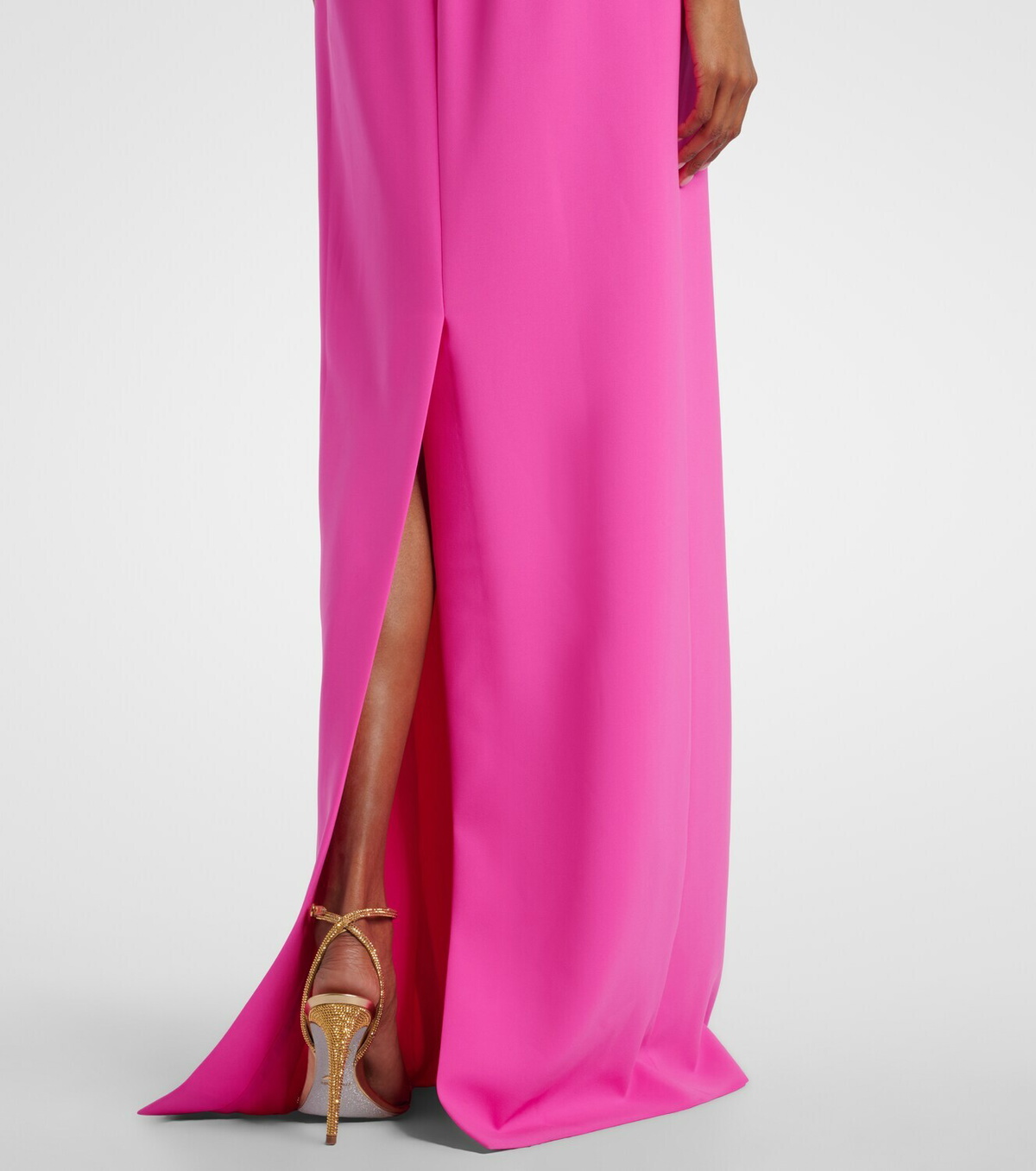 Carolina Herrera Sofia crêpe bustier gown