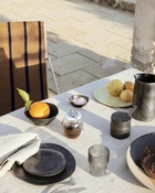 Ferm Living Ripple Glasses   Set Of 4 Grey Tableware