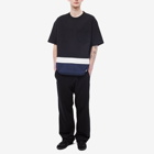 Comme des Garçons Homme Men's Hem Panel Pocket T-Shirt in Black