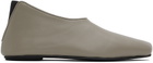 Loulou Studio Taupe Rachel Slip-on Loafers