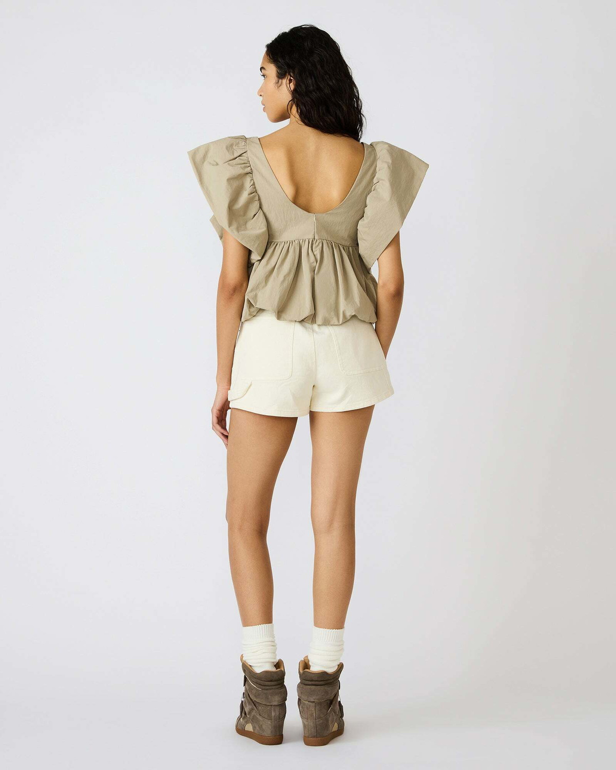 Steve Madden Saskya Top in Khaki