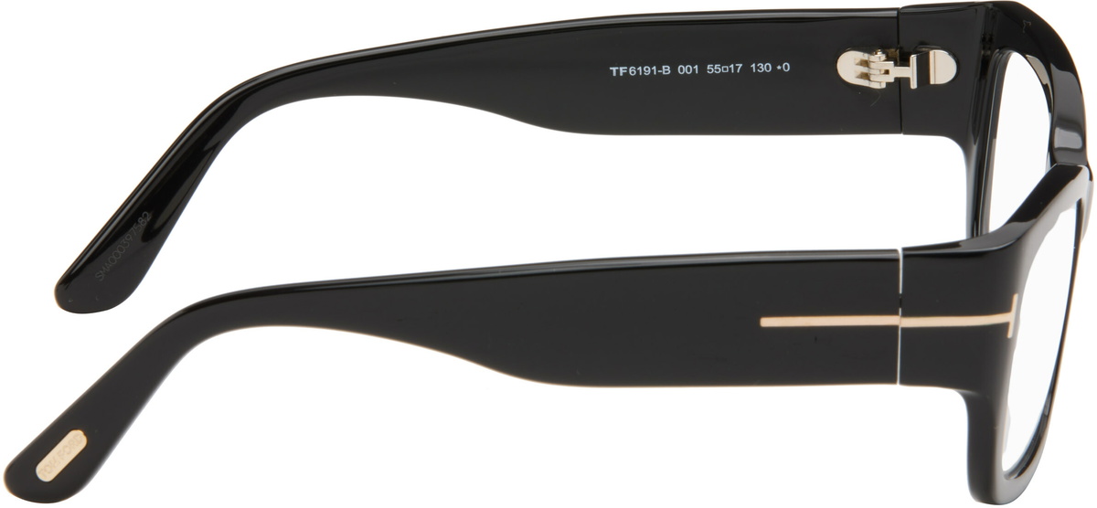 TOM FORD Black Rectangular Blue Light Glasses