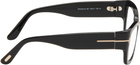 TOM FORD Black Rectangular Blue Light Glasses