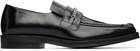 Martine Rose Black Square Toe Loafers
