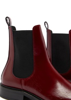 Alohas Lanz Leather Chelsea Boots Burgundy