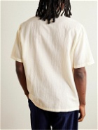 Folk - Gabe Cotton and Linen-Blend Shirt - Neutrals