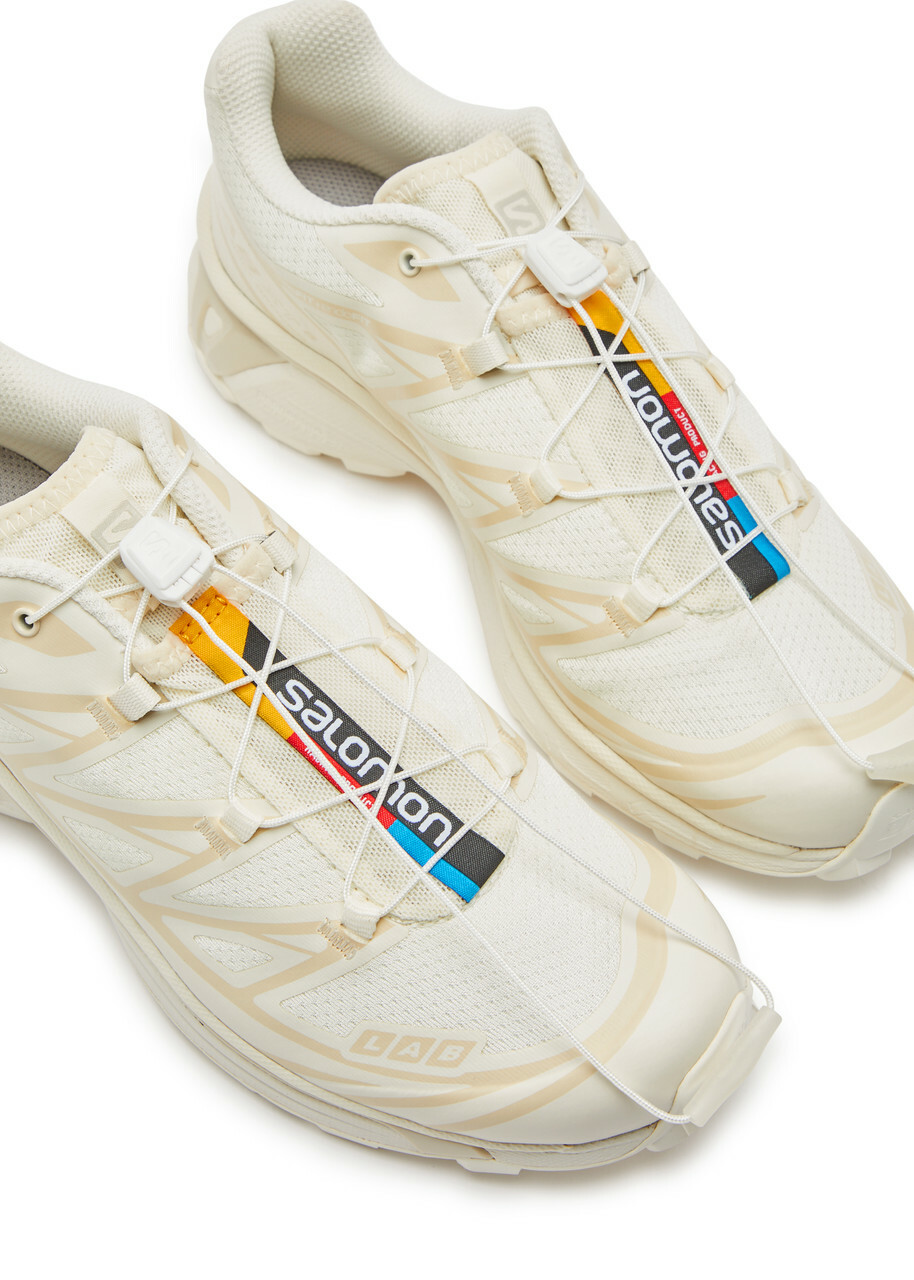 Salomon XT-6 in White & Lunar Rock | FWRD