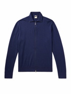 Massimo Alba - Evan Cashmere Zip-Up Sweater - Blue