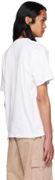 GCDS White Bonded T-Shirt