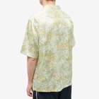 Martine Rose Men's Floral Vacation Shirt in Green Floral