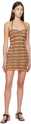 Gimaguas Brown Été Minidress