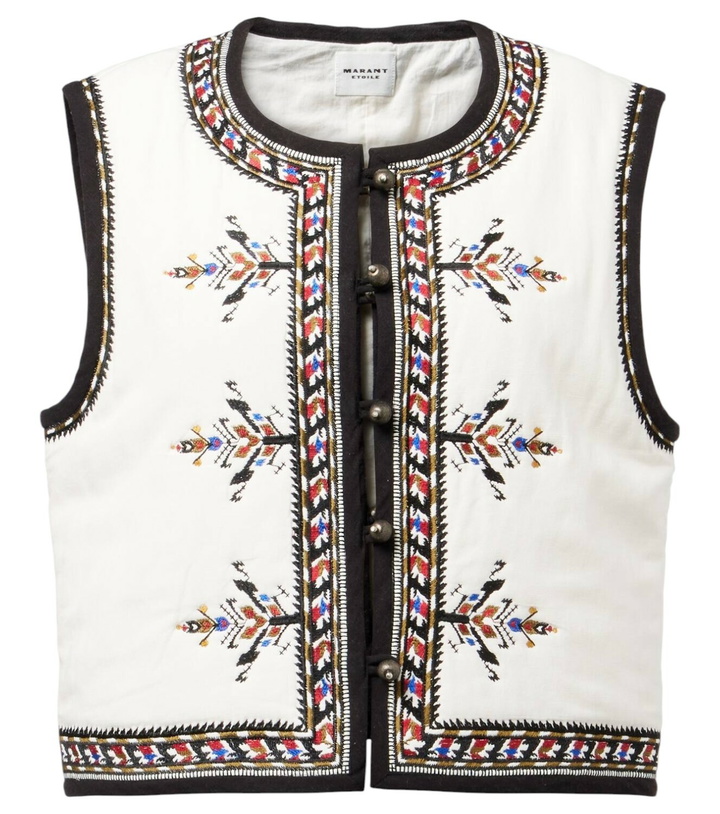 Photo: Marant Etoile Zeana embroidered vest