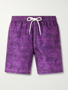 Massimo Alba - Kite Straight-Leg Mid-Length Printed Swim Shorts - Purple