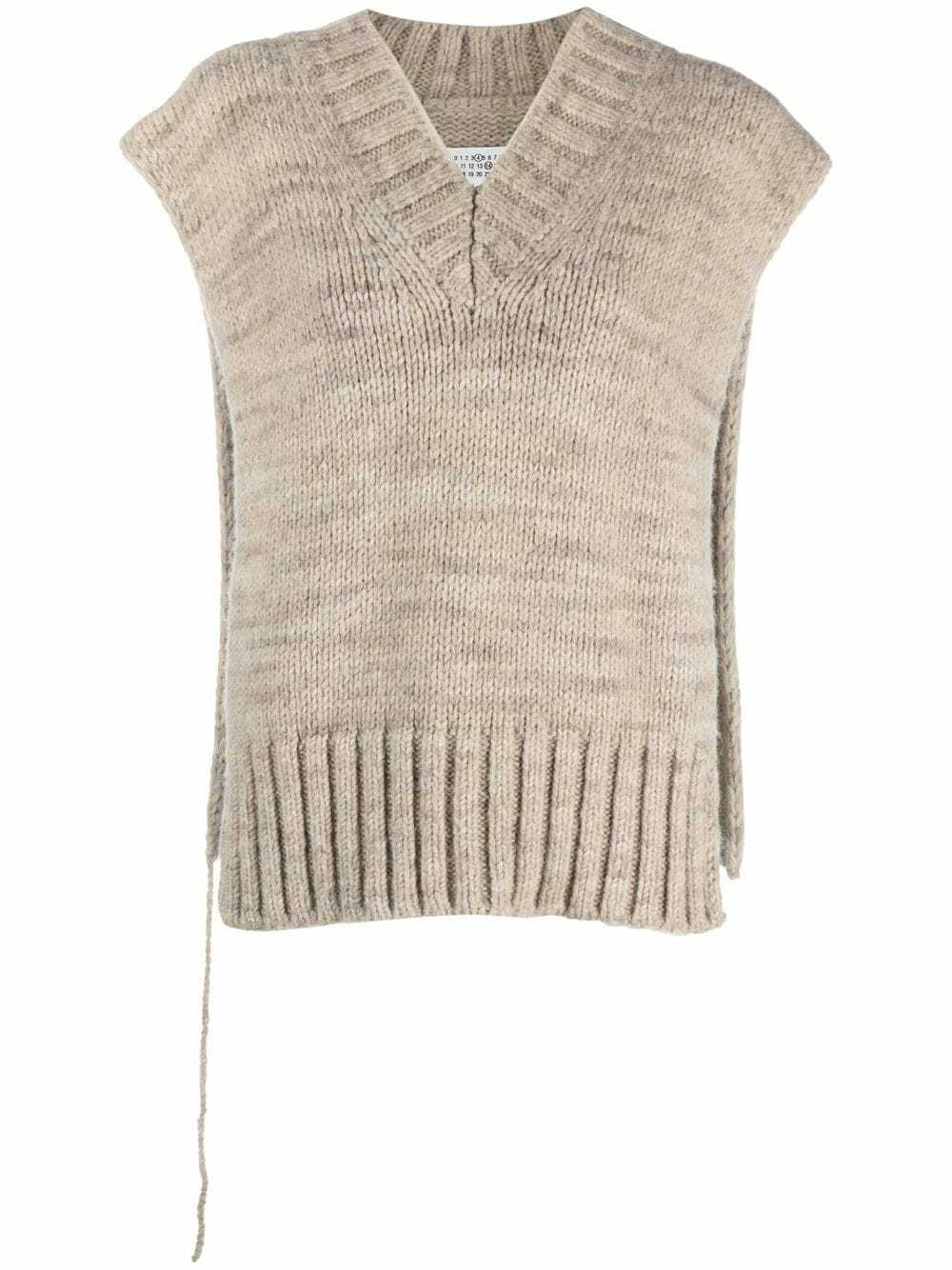 MAISON MARGIELA - Oversized Wool Vest Maison Margiela