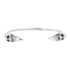 Emanuele Bicocchi Silver Skull Bangle