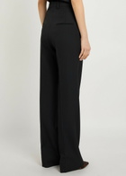 Armarium Carlo Straight-leg Wool Trousers Black