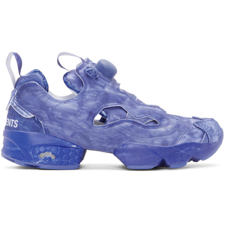 Photo: Vetements Blue Reebok Edition Instapump Fury Sneakers