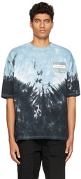 Children of the Discordance Blue & Black Hand-Dyed Print T-Shirt