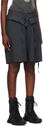 Ottolinger SSENSE Exclusive Gray Shorts