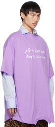 VETEMENTS Purple 'We Are Boy We Are Girl' T-Shirt