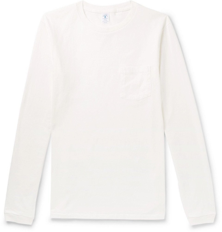 Photo: Velva Sheen - Cotton-Jersey T-Shirt - Men - White
