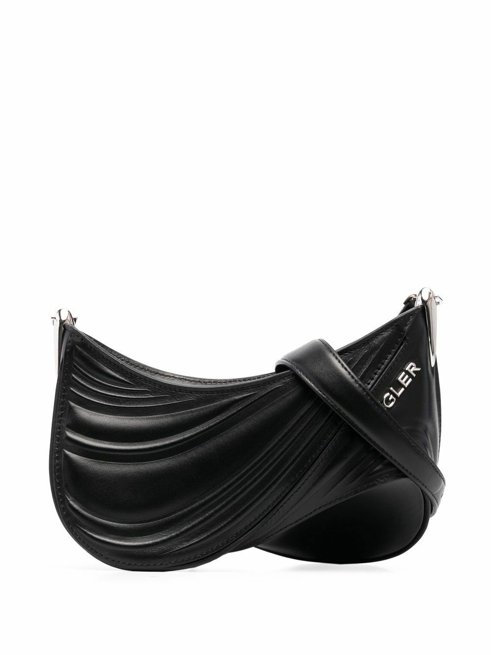 MUGLER - Spiral Curve 01 Small Shoulder Bag