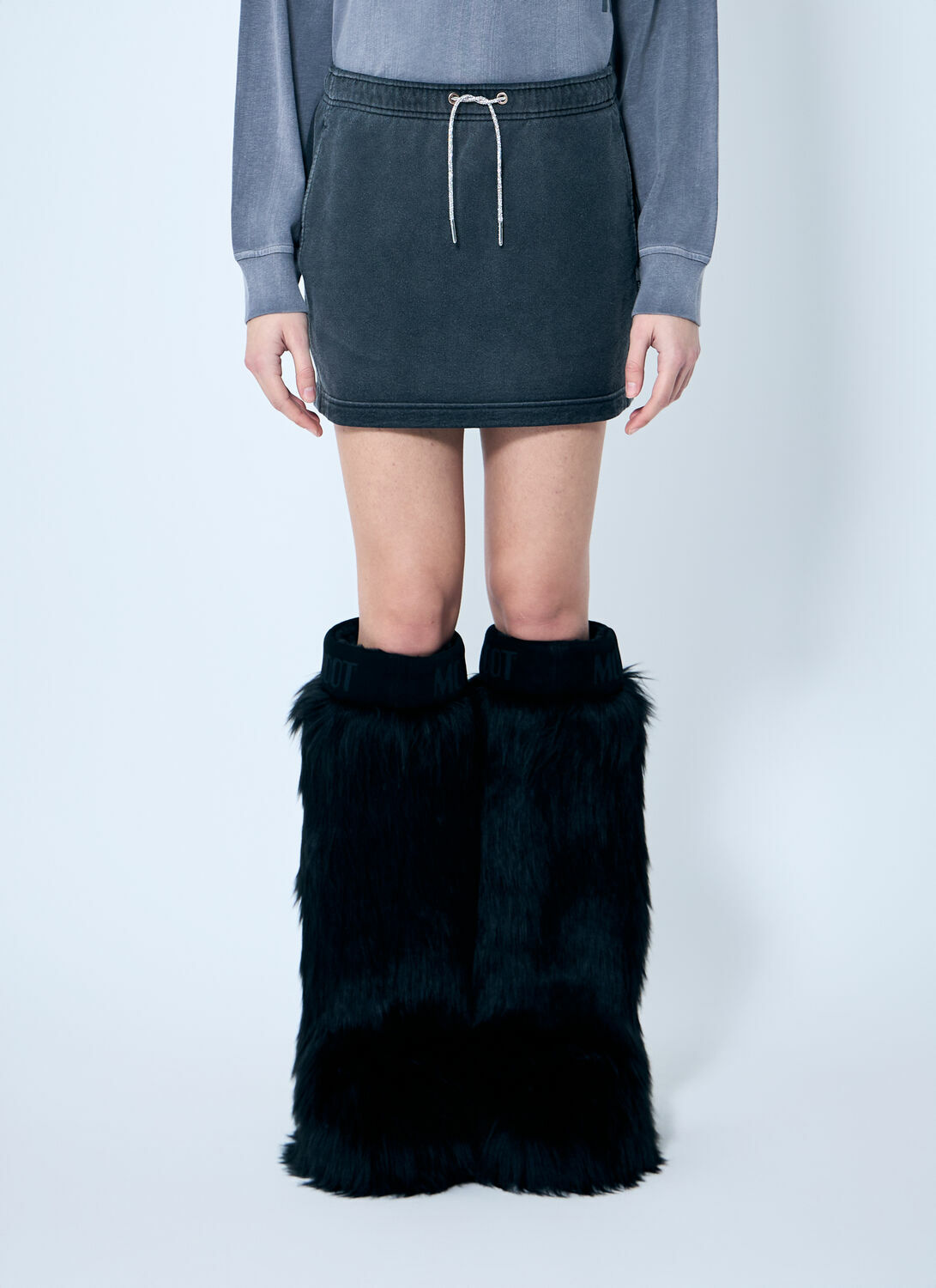 Alexander Wang Crystal Hotfix Tube Skirt