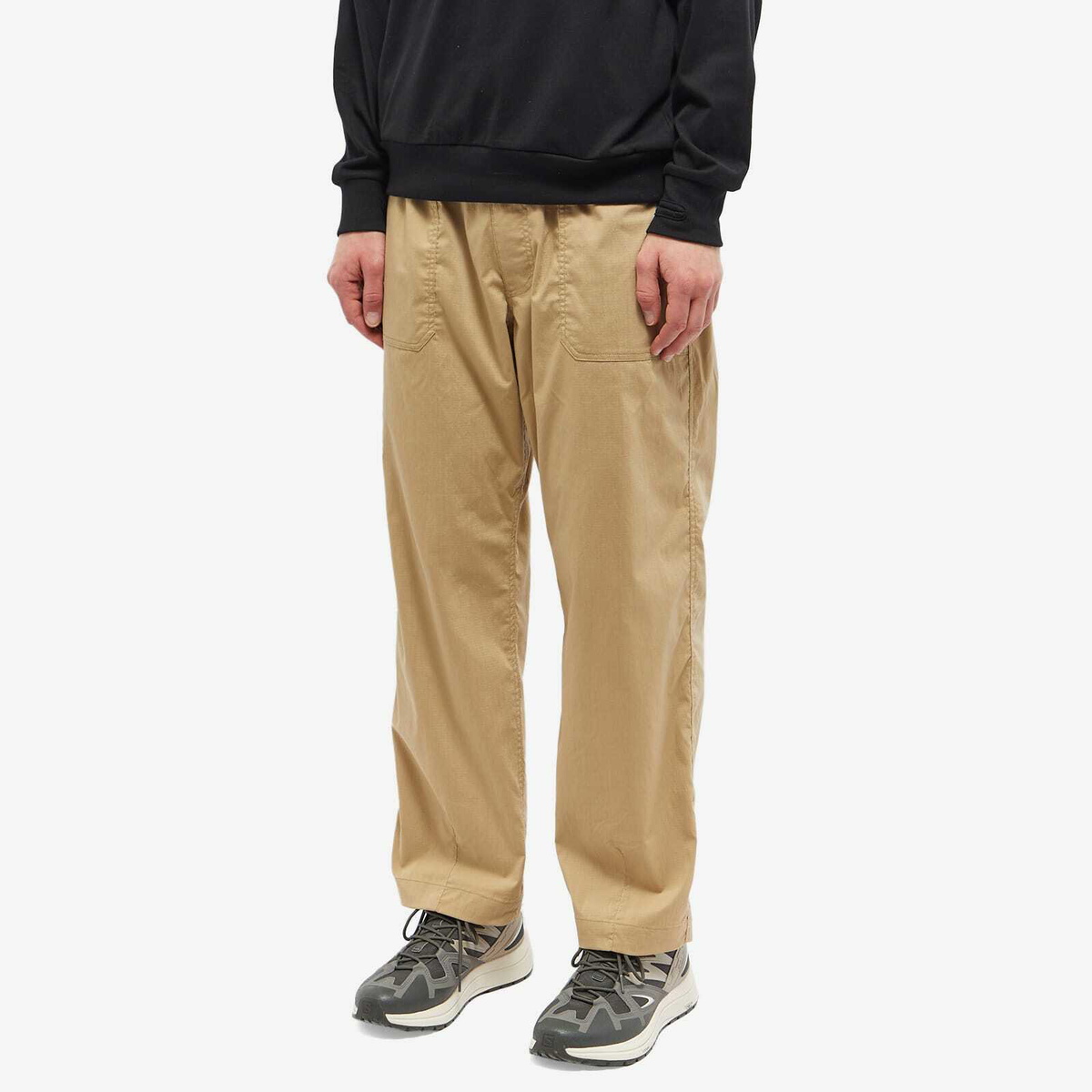 Nanga Men's Takibi Ripstop Field Pants in Beige Nanga