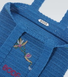 Bode Laurel beaded crochet tote bag