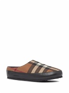 BURBERRY - Check Motif Slippers