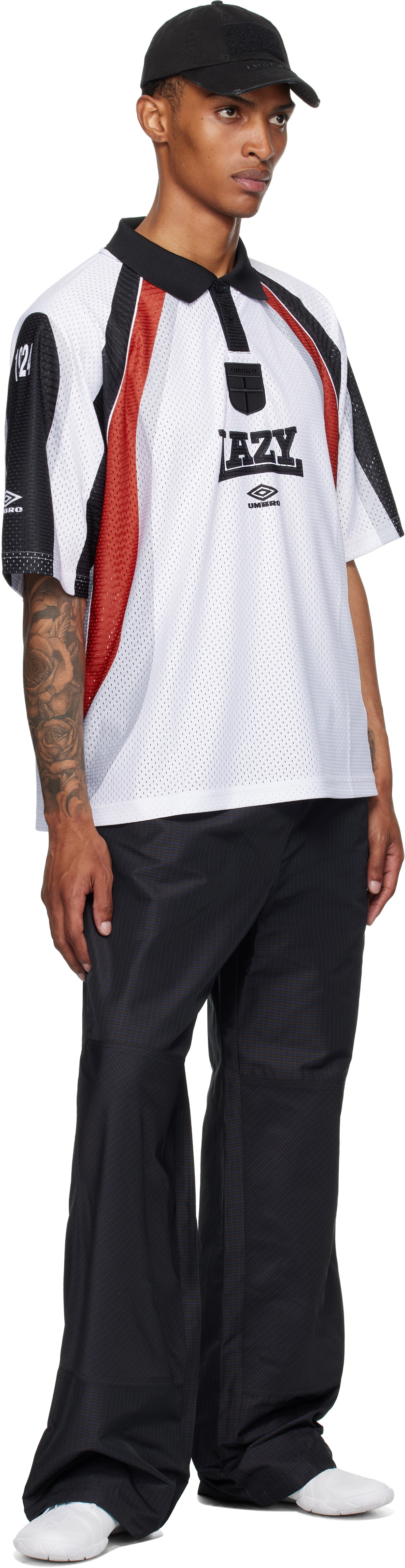 Umbro White 97/98 'Lazy' Polo