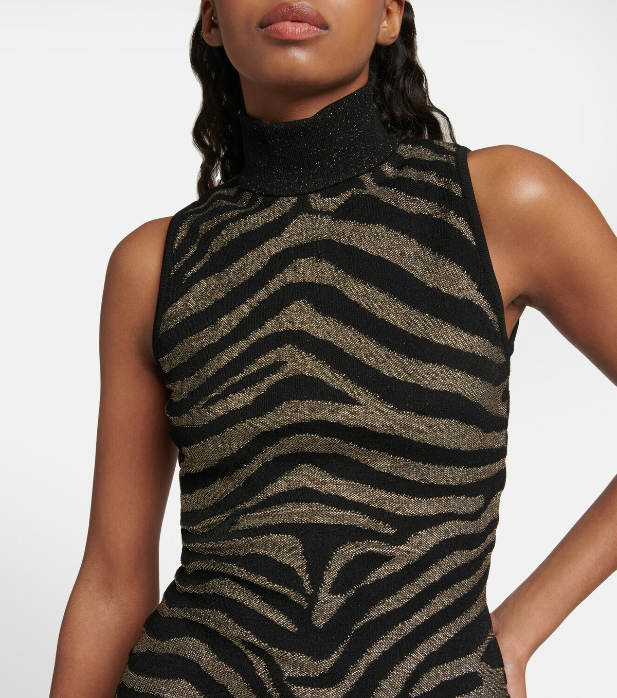 Balmain - Zebra-print minidress