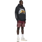 Rhude Black Bald Eagle Hoodie