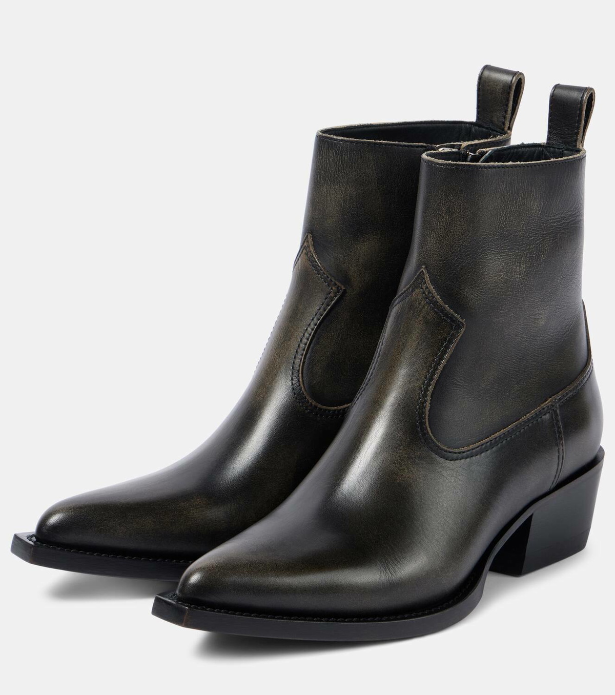 Golden Goose Leather ankle boots