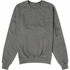 FrizmWORKS Men's Pigment Dyed MIL Sweatshirt in Charcoal