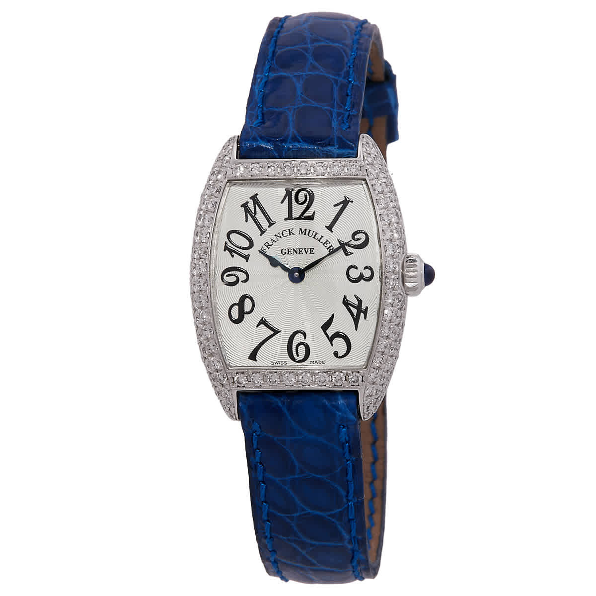 Franck Muller Cintree Curvex Quartz Silver Dial Watch 2250 QZ DWG