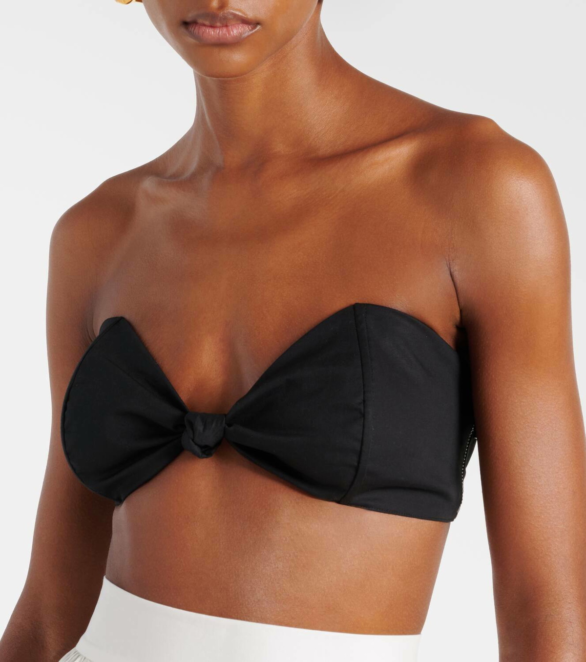 cotton bandeau top