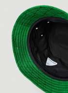 Intrecciato Bucket Hat in Green