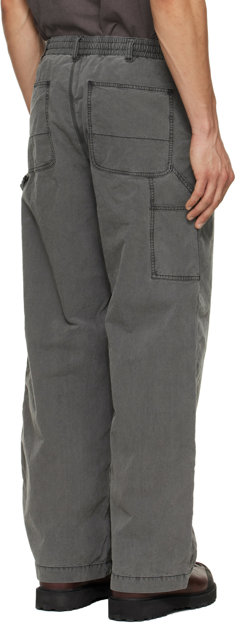 nanamica Gray Weather Deck Trousers