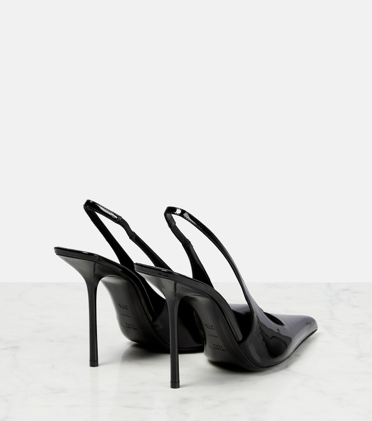 Saint Laurent - Kiss 105 leather slingback pumps Saint Laurent