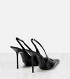 Saint Laurent - Kiss 105 leather slingback pumps