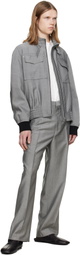 Lanvin Gray Straight Trousers