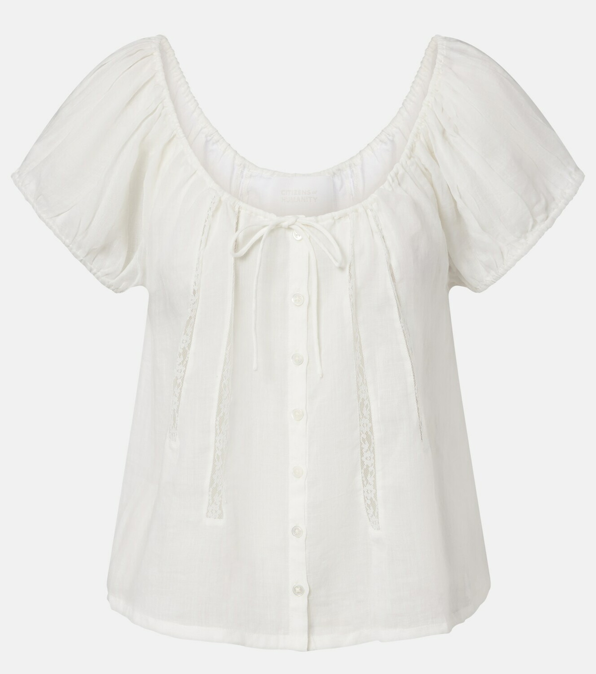 Citizens of Humanity Tatev lace-trimmed top