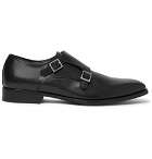 Dunhill - Leather Monk-Strap Shoes - Black