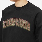 Wood Wood Men's Hester Ivy Logo Sweatshirt in Black