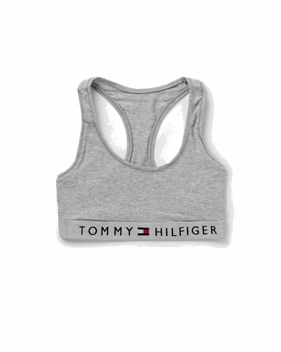 Photo: Tommy Hilfiger Wmns Racerback Bralette Grey - Womens - (Sports ) Bras