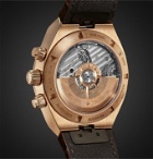 VACHERON CONSTANTIN - Overseas Automatic Chronograph 42.5mm 18-Karat Pink Gold and Alligator Watch, Ref. No. 5500V/000R-B074 - Silver